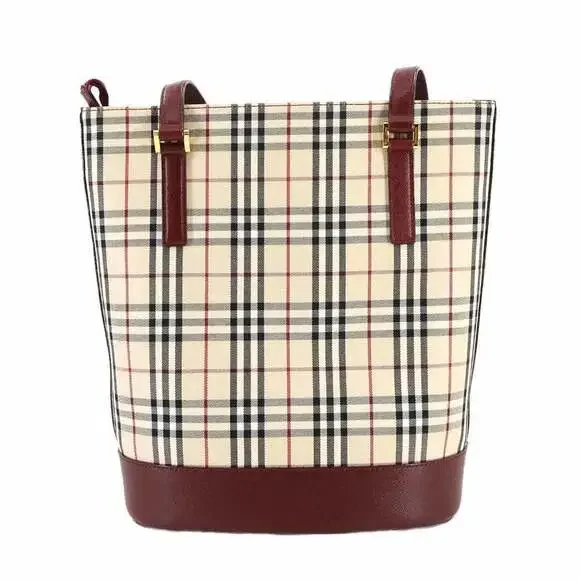 BURBERRY Beige Leather Tote Bag - Picture 2 of 9